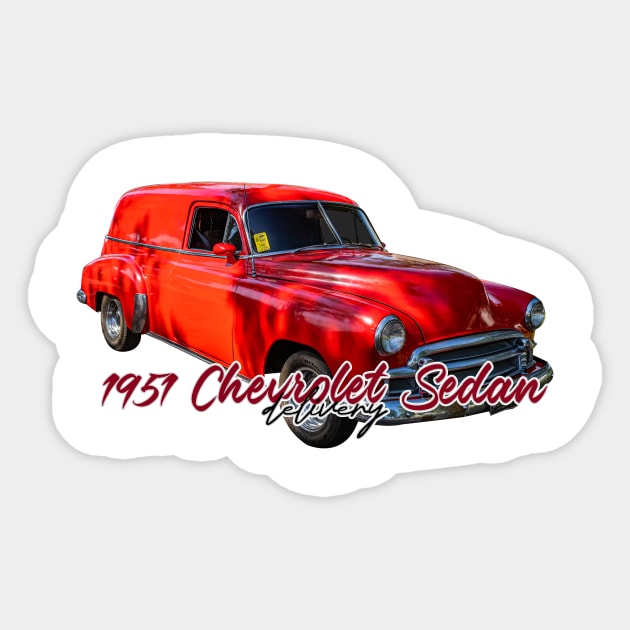 1951 Chevrolet Sedan Delivery Sticker by Gestalt Imagery